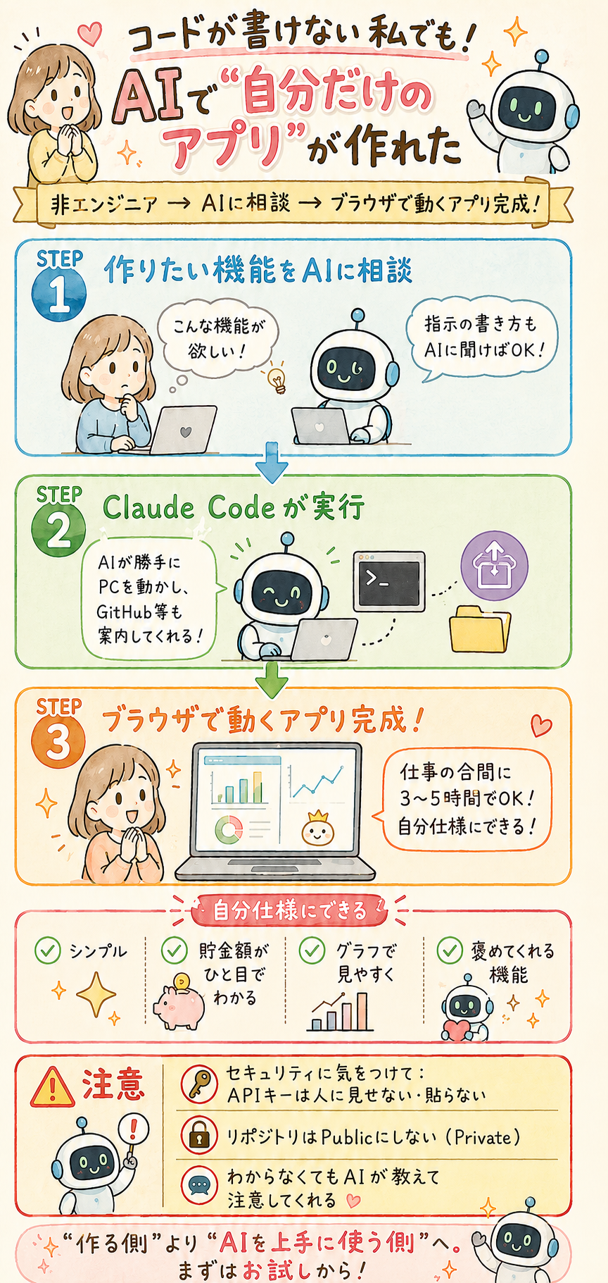 非エンジニアがAIに相談して家計簿アプリを作る3ステップと注意点